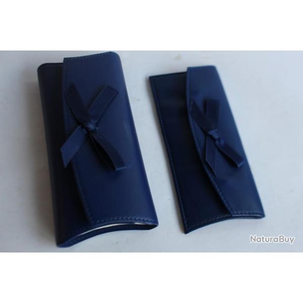 Deux �tuis de voyage pour bijoux BUCHERER