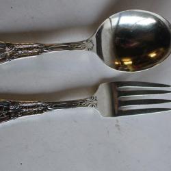 Pelle a hors d'oeuvres argent GORHAM Sterling Melrose Art nouveau