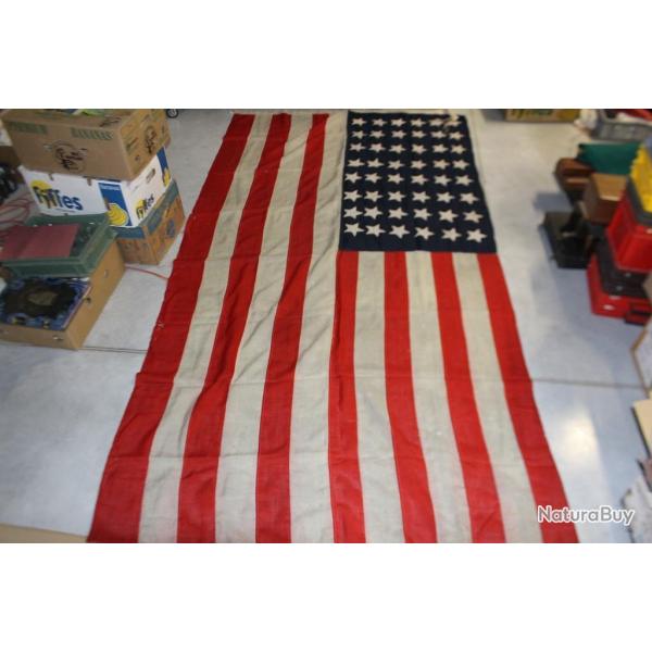 Tres grand drapeau des Etats Unis USA 1940 ( 48 �tats ) cousus