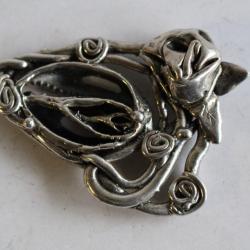 Bijoux pendentif argent vintage