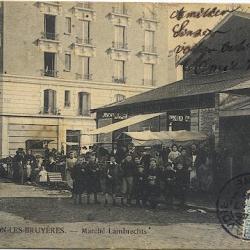 BECON-LES-BRUYERES - 91 CPA - Marché Lambrechts