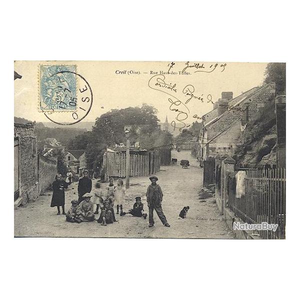 CREIL - OISE - CPA - Rue des hauts Tufies