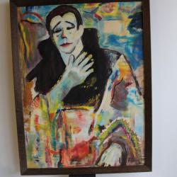 FISHER tableau peinture sur toile   Arlequin