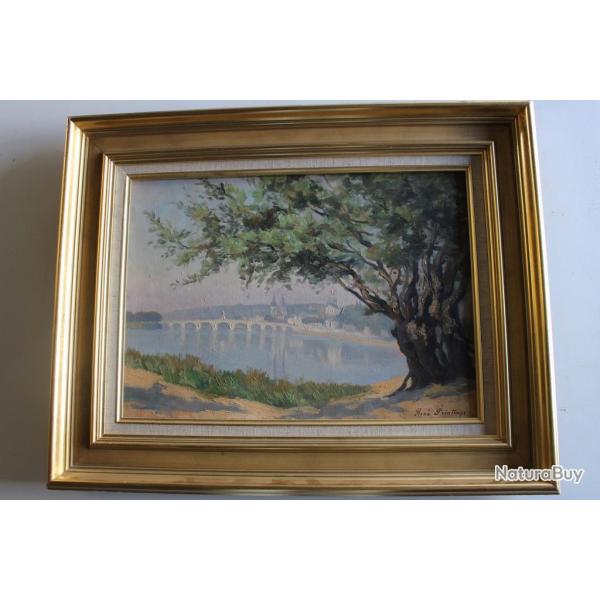 Tableau Ren� PRINTEMPS Vue de Blois