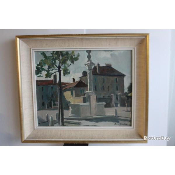 Tableau Benjamin VAUTIER (1895-1974) Carouge Gen�ve