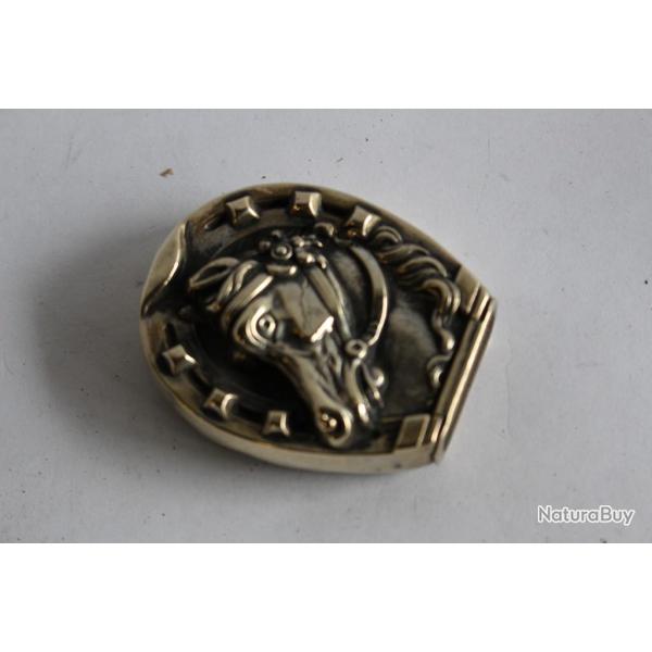 Boite a feu boite d'allumettes pyrog�ne fer a cheval E.Q.