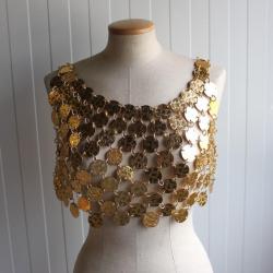 Gilet aluminium Design 1970 Jewellery Adrien Mann England