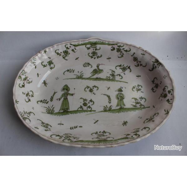 Bassin En Fa�ence De Moustiers XVIIIe Si�cle