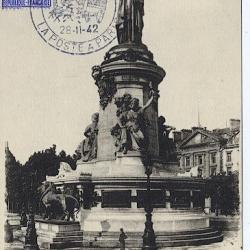 Carte-maximum France n&deg; 368 - 90c type Paix