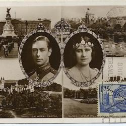 Carte-maximum France n&deg; 400 Souverains Britanniques