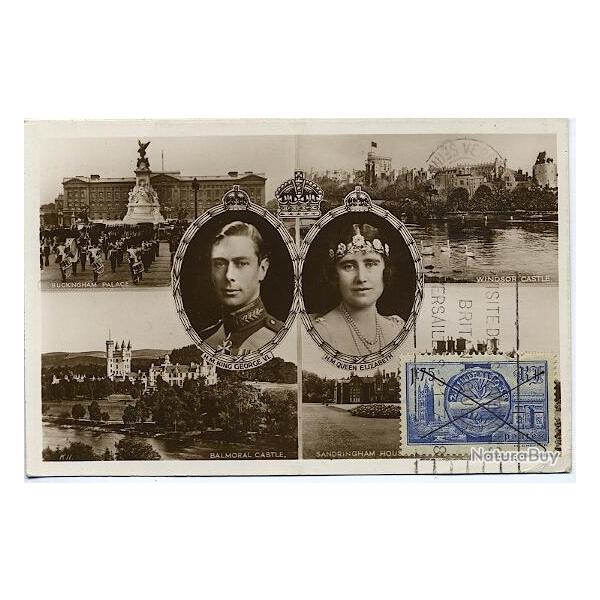 Carte-maximum France n� 400 Souverains Britanniques