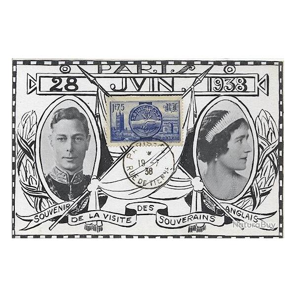 Carte-maximum France n 400 Souverains Britanniques