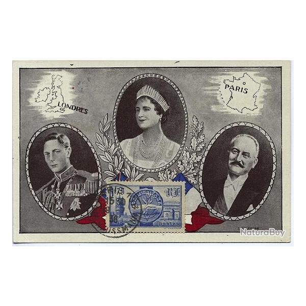 Carte-maximum France n� 400 Souverains Britanniques