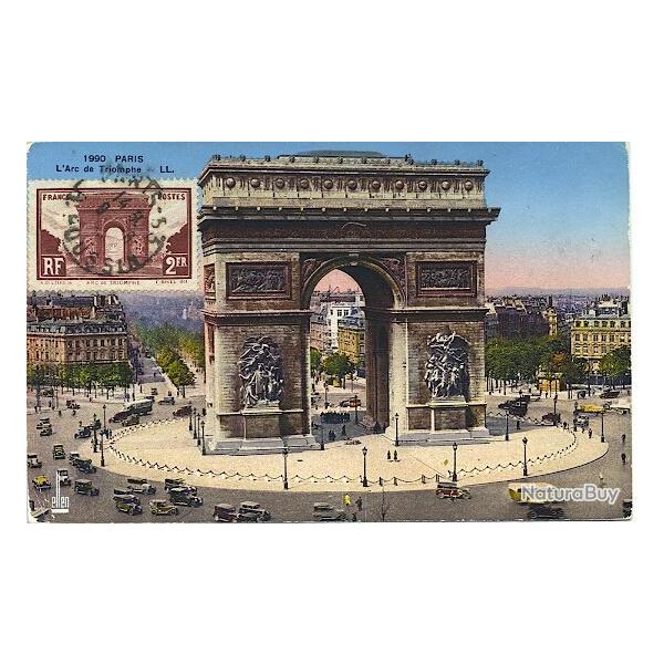 Carte-maximum France n� 258 - Arc de Triomphe