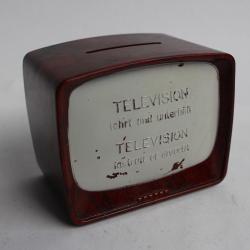 Tirelire Bak&eacute;lite Radio T&eacute;l&eacute;vision