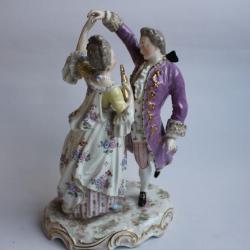 Statuette porcelaine de PARIS SAMSON couple de danseurs