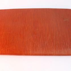 LOUIS VUITTON Porte répertoire cuir épi marron