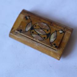 Mini tabatiere bois