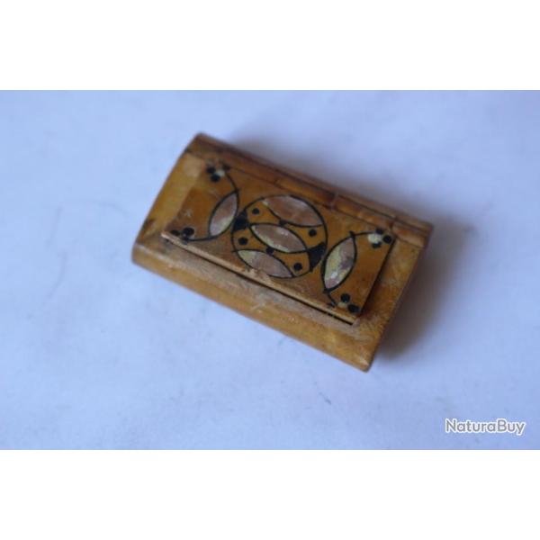 Mini tabatiere bois