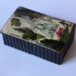 Boite tabatière papier mâché papier-pierre Napoléon III