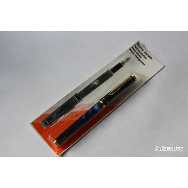 Stylo plume Pierre CARDIN vintage 1870/80 bleu