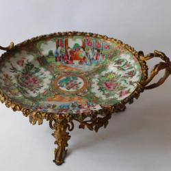 Coupe porcelaine de Chine Famille rose