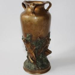 Vase bronze a la cire perdu Art nouveau