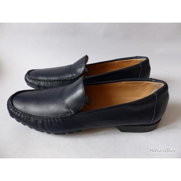BALLY chaussures Mocassins USAL homme vintage T 40