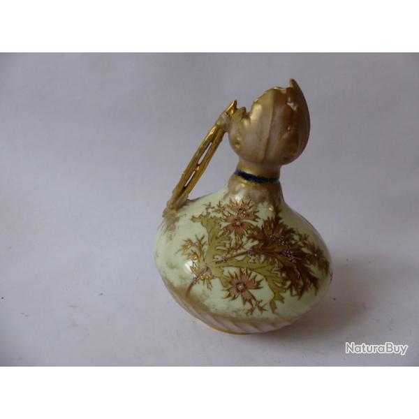 Vase porcelaine �maill� Art nouveau