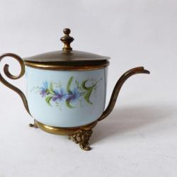 Boite porcelaine Napol&eacute;on III  th&eacute;i&egrave;re