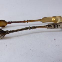 Pince &agrave; sucre argent massif France