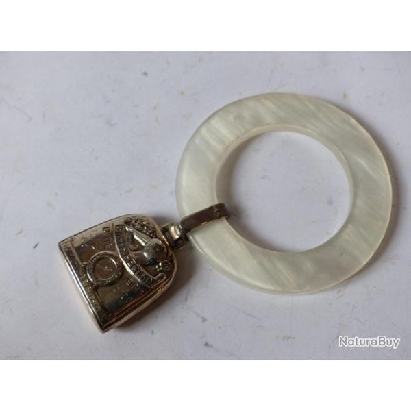 Hochet argent sterling enfant argenterie St�phanie 1983