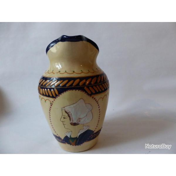 Pichet Fa�ence de Quimper Bigoud�ne HB 295