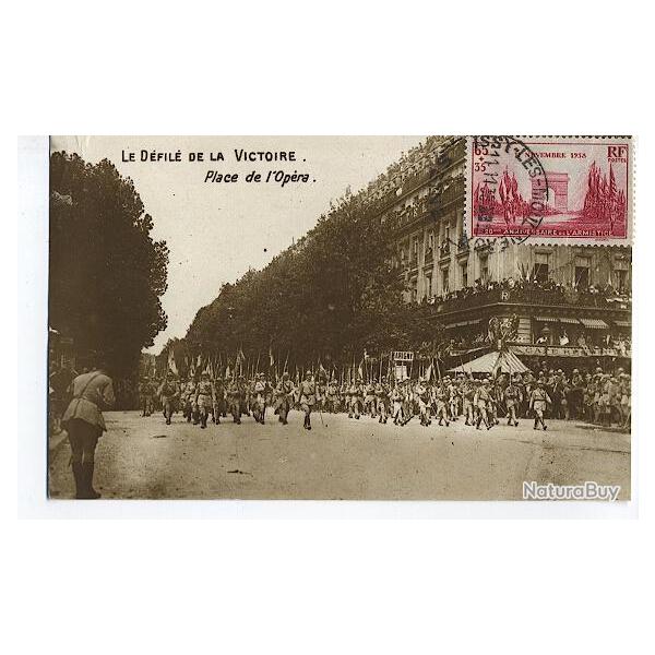 Carte-maximum France n� 403 - 11 novembre 1938