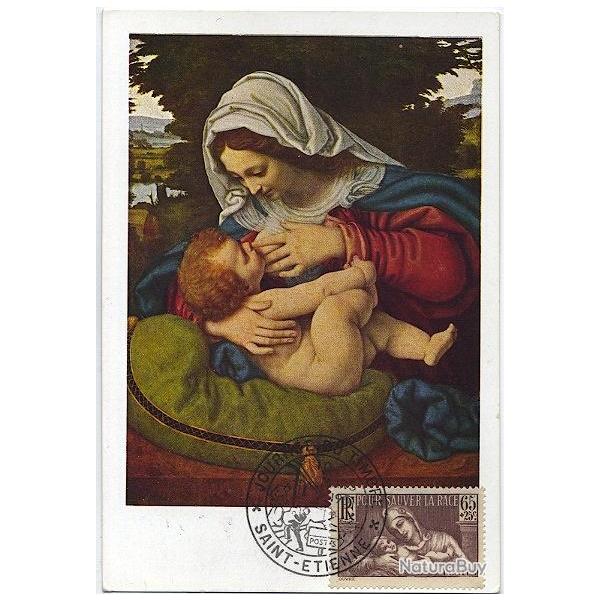 Carte-maximum France n� 356 - Pour sauver la race