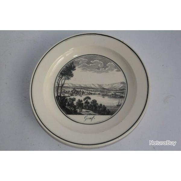 Assiette Fa�ence Genf Gen�ve Zeli Suisse Art de la table