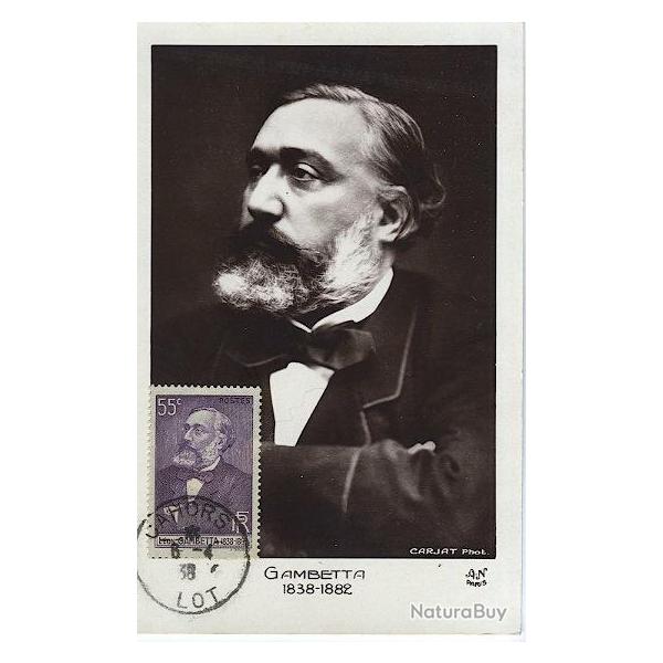 Carte-maximum France n� 378 - Gambetta