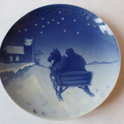 Assiette de No&euml;l porcelaine Bing & Grondahl 1906 Christmas Plate