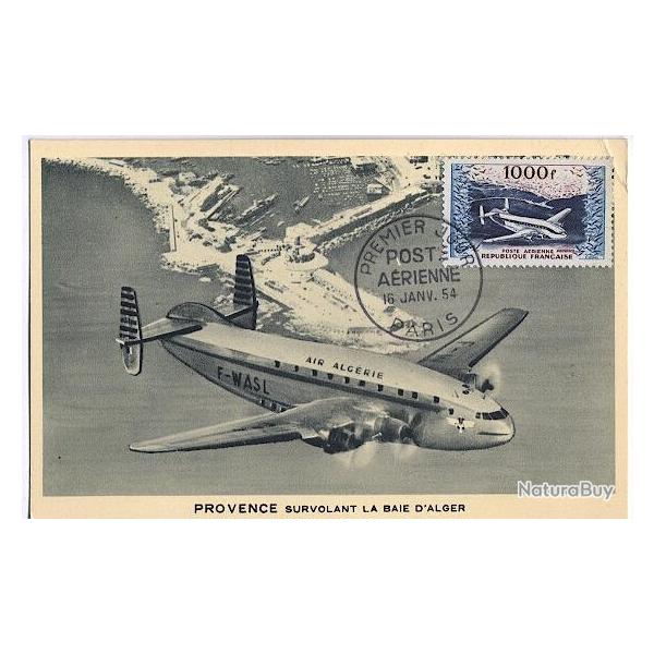 Carte-maximum France PA n�33 Provence Avion-cargo