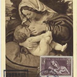 Carte-maximum France n&deg; 356 - Pour sauver la race