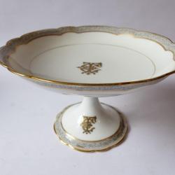 Coupe a fruits porcelaine  Grand d&eacute;pot rue Drouot  TC Art de la table