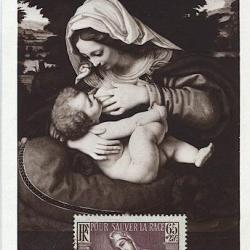 Carte-maximum France n&deg; 356 - Pour sauver la race