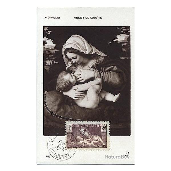 Carte-maximum France n� 356 - Pour sauver la race