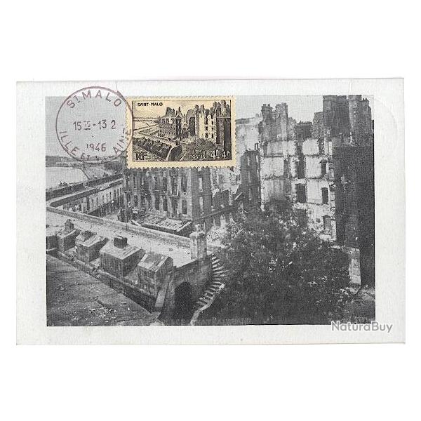 Carte-maximum France n� 747 - Saint-Malo