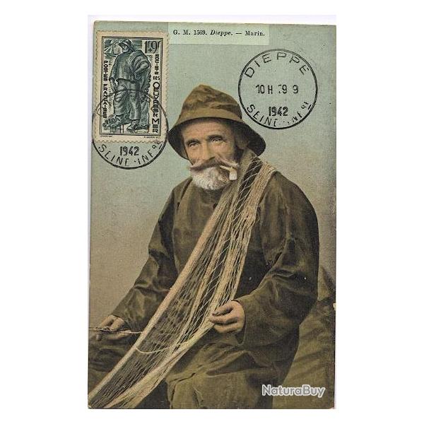 Carte-maximum France n� 504 - Marin