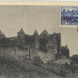 Carte-maximum France n&deg; 490 - Carcassonne