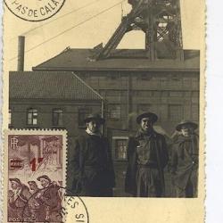 Carte-maximum France n&deg; 489 -Mineurs