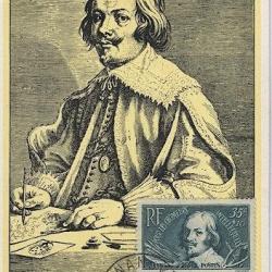 Carte-maximum France n&deg; 381- Jacques Callot
