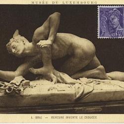 Carte-maximum France n&deg; 413 Mercure 40 c