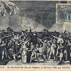 Carte-maximum France n&deg; 444 - Serment du jeu de Paume